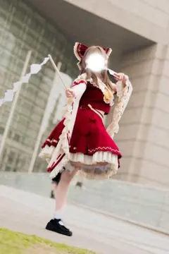 XLサイズ 東方project 博麗霊夢 森森仙 コスプレ衣装 - メルカリ