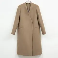 UNITED TOKYO ユナイテッドトウキョウ　ベージュ　ノーカラーコート