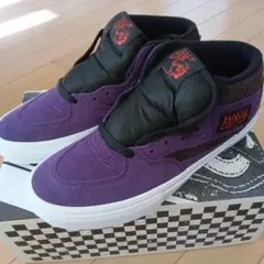 VANSスケートハーフキャブ SKATEHALFCAB 26.5cmプロモデル紫