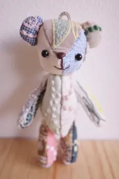 ＊本日１点のみ＊ハンドメイドくまさん33＊ミナペルホネンはぎれ使用