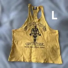 GOLD'S GYM イエロー タンクトップ Lサイズ