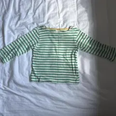 SIMPLE FREE グリーンストライプ Tシャツ 90