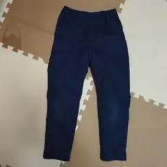 ユニクロ ウォームイージーパンツ 暖パン 140cm ネイビー