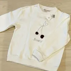 Bonpoint ボンポワン W02 チェリー スウェット トレーナー 白 10