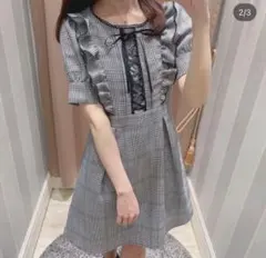 編み上げティアードワンピース evelyn evelyn 編み上げティアード ワンピース - メルカリ
