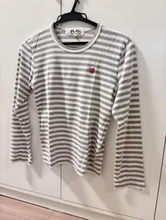 PLAY COMME des GARÇONS ボーダー 長袖Tシャツ S