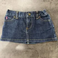 Ralph Lauren デニムスカート キッズ　女の子　ベビー服　ミニスカート