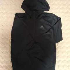 adidas フルジップパーカー ブラック　メンズS