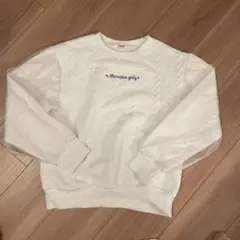 アルジーALGY 袖チュール トレーナー　150cm