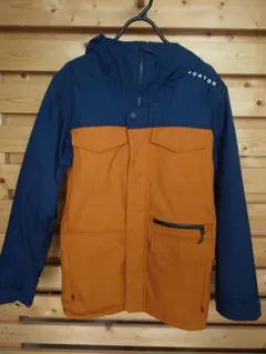 【美品】Burton スノーボードジャケット オレンジ/ネイビーのサムネイル