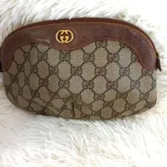 GUCCI GGパターン ポーチ ベージュ/ブラウン