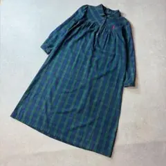 RALPH LAUREN ロングワンピース チェック M
