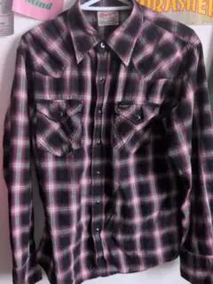 Wrangler チェック柄 ウエスタンシャツ アメカジ グランジ 平成 y2k