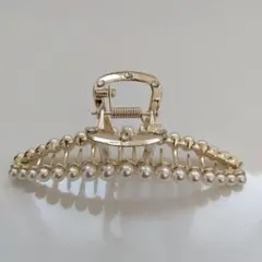 ゴールド パール ヘアクリップ