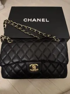 CHANEL ノベルティ ショルダーハンドバッグ　ゴールド