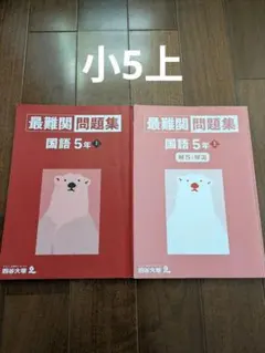 四谷大塚早稲アカ最難関問題集小5上　国語