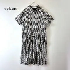 epicure 幾何学模様 ゴルフ ワンピース SIZE Lのサムネイル