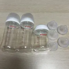 pigeon 哺乳瓶 3本セット 乳首 5個セット