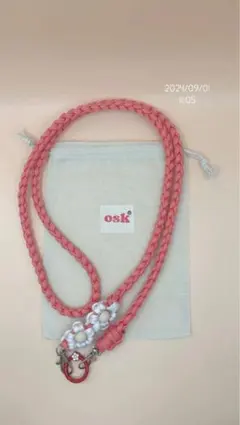 レインボーストラップ　あか