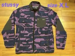 stussy フリース　ジャケット　ステューシー　XL