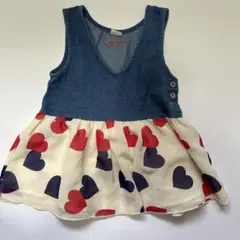 MouJonJon 子供 ワンピース 95cm ハートのサムネイル