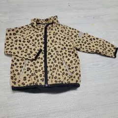 H&M ヒョウ柄アウター 防水加工 あったか 90cm程度 ジャケット