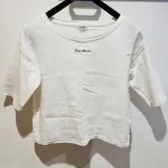 LOWRYS FARM ローリーズファーム　半袖カットソー　Tシャツホワイト M