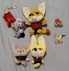 ズートピア ニック ぬいぐるみ マスコット キーホルダー セット - メルカリ