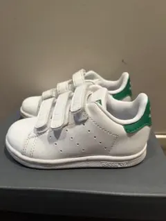 adidas Stan Smith ベビーシューズ ホワイト/グリーン　14cm