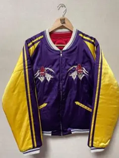 SAPEur REVERSIBLE SOUVENIR JKT パープル/レッド