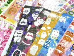 【匿名配送】シール　65枚　セット　動物　ステッカー　まとめ売り　シール交換