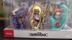 スプラトゥーン3 amiibo トリプルセット インクリング、コジャケ アミーボのサムネイル