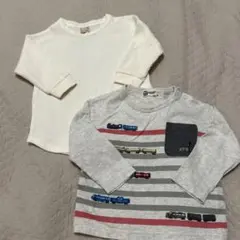 長袖Tシャツ 2枚セット KP petit main