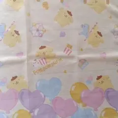 カフェカーテン　ポムポムプリン縦約45cm×横約100cm　　1枚のサムネイル