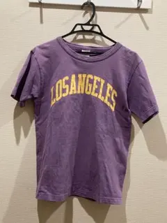 Champion ロサンゼルス Tシャツ レディース Sサイズ パープル