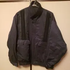 ネイビー スタンドカラー ジャンパー