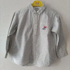 美品　ファミリア　長袖シャツ　120cm