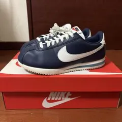 NIKE ネイビー　コルテッツ　24.5センチ