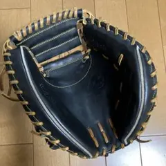 硬式用キャッチャーミット ブラック×タンのサムネイル