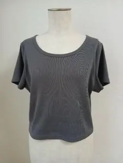 GU　リブミニT(半袖)+E　グレー　3XL