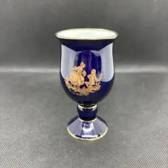 リモージュ・カステル 22金彩 マザグラン コバルトブルー フランス製