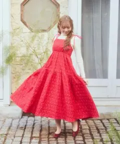 アリーム　ふくれジャガードキャミワンピースのサムネイル