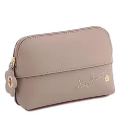 【新品タグ付き】Mary Quant ベージュポーチ