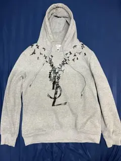 Yves Saint Laurent flocking birds パーカー L