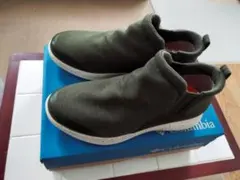 Columbiaコロンビア 防水スリッポンシューズ オリーブグリーン