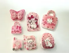 mikkoみっこ　ビーズとプレート　パーツ 7個セット ハンドメイド　①