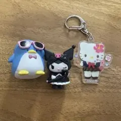 キャラクターグッズセット（ペンギン・ハローキティ・グルーミー）