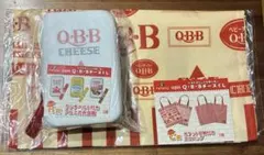 QBB チーズくじ ランチベルト付きアルミお弁当箱＆ポケット収納付きエコバッグ
