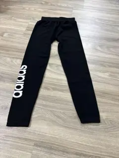 送料無料　美品　アディダスadidasリニア レギンス スパッツ　ブラックM