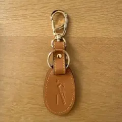 【未使用】キタムラ キーホルダー レザー キーリング ケース 本革 元町 グッズ